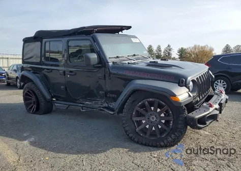 2019 Jeep Wrangler Unlimited Rubicon из США, поврежденный, VIN 1C4HJXFG4KW609508